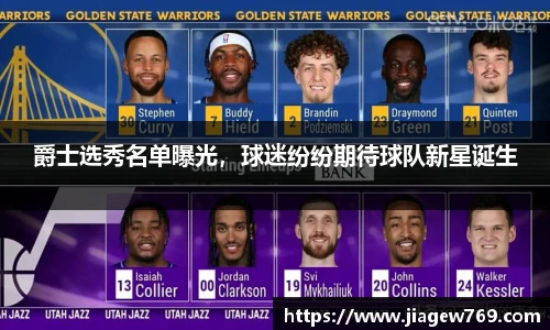 爵士选秀名单曝光，球迷纷纷期待球队新星诞生
